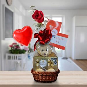 Romantic Rose & Teddy Surprise — Cabo Delivery flowers in Cabo San Lucas
