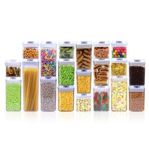 AG, Containers Alimentos with Tapa Hermética, Set 20 Pieces