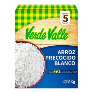Verde Valle Precooked White Rice 2 Kg