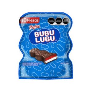 Bubulubu Malvavisco Filling & Cubierto with Chocolate 40 Pieces