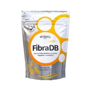 Entera Pharma Fibra DB Fibra dietética with Cromo, Magnesium & Complejo B 330g