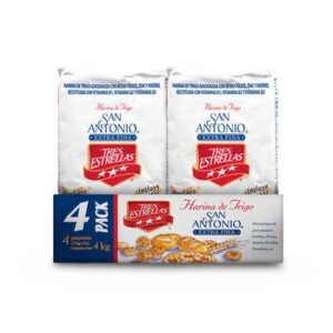 Wheat Flour Tres Estrellas 4 pack 1kg