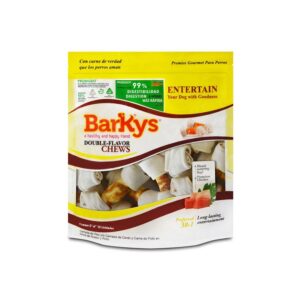 BarKys Beef & Chicken Rawhide Bones 10 Pieces