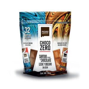 Picard Chocozero Assortment Bars Chocolate Sugar Free 32 x 22 g