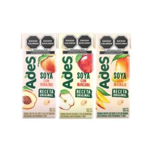 Ades Soy Drink with Juice Fruit 36 x 200ml (Assorted Flavors)