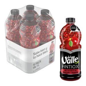 Del Valle Juices Apple & Pomegranate 4 x 1 l