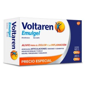 Voltaren Emulgel Diclofenaco Gel 2.32% 100g + 50g