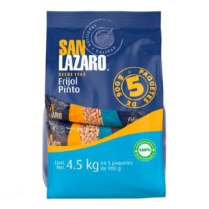 San Lazaro Pinto Beans Nacional 5 x 900 g