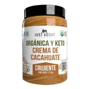 Just About Foods Peanut Butter Crunchy Organic & Keto 1.13 kg