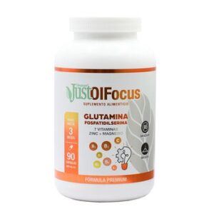 JustOlFocus Glutamina Fosfatidilserina 7 Vitamins Zinc + Magnesium 90 Capsules