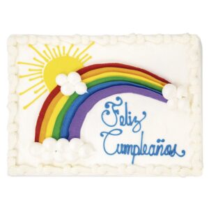 Kirkland Signature Half Sheet Cake Rainbow Decorations