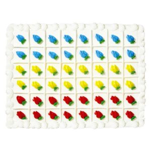 Kirkland Signature Half Sheet Cake Rose Buttons