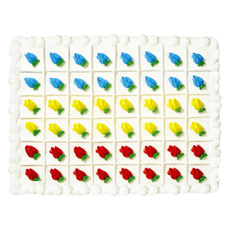 Kirkland Signature Half Sheet Cake Rose Buttons