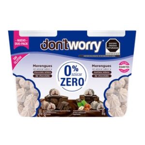 Don't Worry Meringues Chocolate & Hazelnut 2 x 85 g