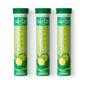 Seltz Electrolitos 3 Tubes 13 Tabletas Efervescentes Each Flavor Lima Lime