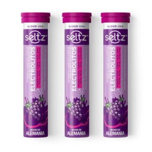 Seltz Electrolitos 3 Tubes 13 Tabletas Efervescentes Each Flavor Uva