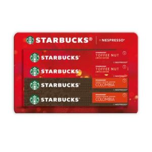 Starbucks Capsules Nespresso, 48 Capsules CaféToffee Nut & Single Origin Colombia