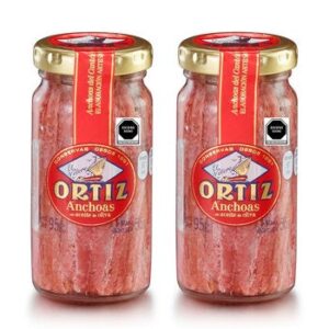 Ortiz Anchovies Olive Oil 2 x 95 g