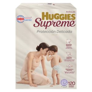Huggies Supreme Diapers Stage 5 Unisex 120 Count