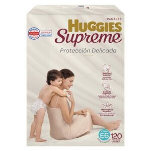 Huggies Supreme Diapers Stage 6 Unisex 120 Pieces