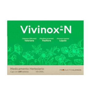 Vivinox N Valeriana 2 Boxes with 100 Tabletas Each