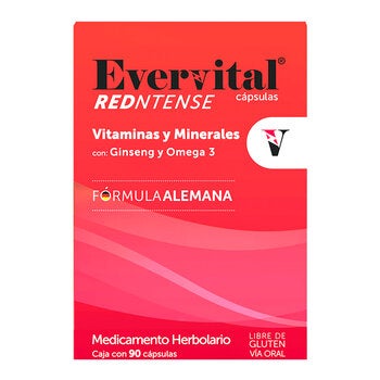 Evervital Redntense Vitamins & Minerales 90 Capsules
