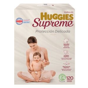 Huggies Supreme Diapers Stage 4 Unisex 120 Pieces