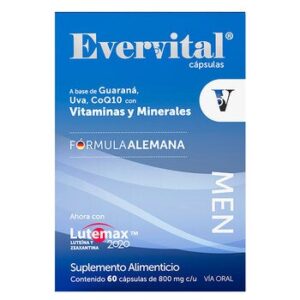 Evervital Men Vitamins & Minerales 60 Capsules
