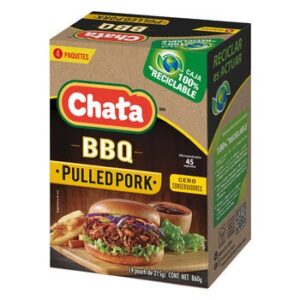 Chata Pulled Pork Sauce BBQ 4 Sachets 860 g