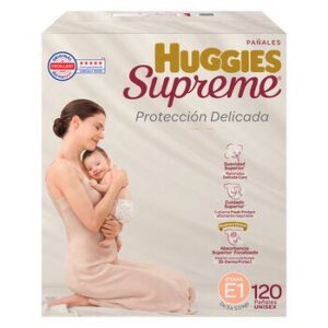 Huggies Supreme Platino Diapers Stage 1 Unisex 120 Pieces