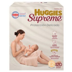 Huggies Supreme Platino Diapers Stage 2 Unisex 120 Pieces