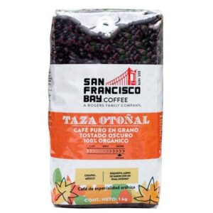 San Francisco Bay Coffee Whole Bean Coffee Organic Taza Otoñal 1 Kg