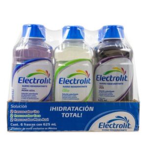 Electrolit 6pk Uva, Coco & Mora 625 ml