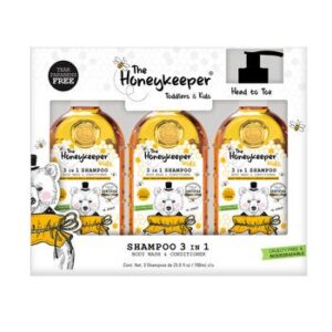 The Honeykeeper Shampoo 3-in-1 with Honey 3 x 700 ml