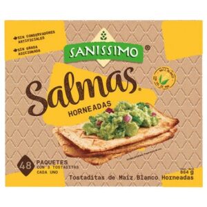 Sanissimo Salmas Baked Corn Tostadas 48 x 18 g