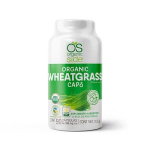 Organic Side Wheatgrass 90 Capsules