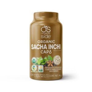 Organic Side Sacha Inchi 110 Capsules Vegetables