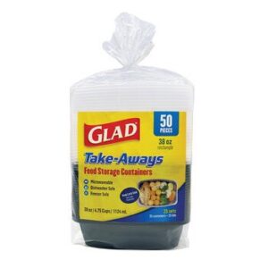 Glad Food Storage Containers 50 Pieces