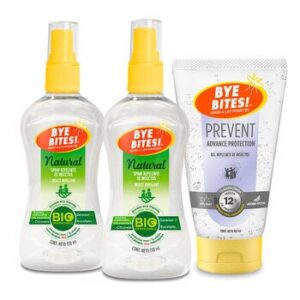 Bye Bites Natural Repellent Insectos 2 x 130 ml + Prevent Gel Repellent Insectos 150 ml