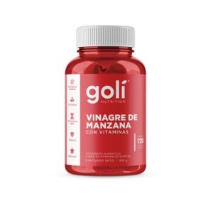 Golí Vinagre Apple 120 Gummies Sugar Free Añadida