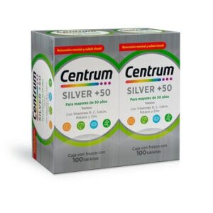 Multivitaminico Centrum Silver 2pack 100 tabletas Each
