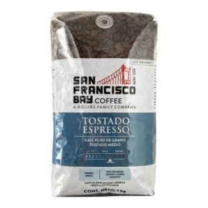 San Francisco Bay Coffee Pete's Espresso Whole Bean Coffee Chiapas 1 kg