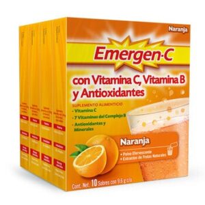Emergen-C with Vitamin C, B & Antioxidantes 4 Boxes 10 Sachets Each