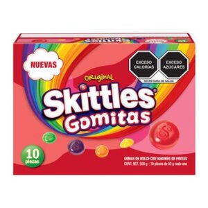 Skittles Gummies Sweet Flavors Frutales 10 x 50g