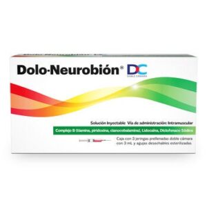 Dolo-Neurobión DC Solución Inyectable with 3 Jeringas Prellenadas 3 ml