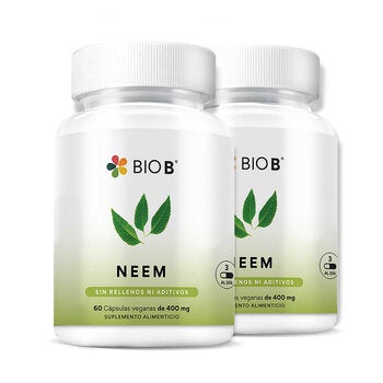 Bio B NEEM 2 Frascos 60 Capsules Each