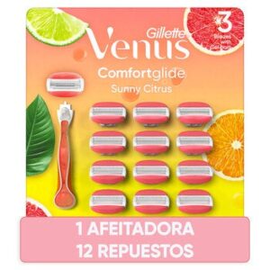 Gillette Venus Sunny Citrus Mango + 12 Cartridges 13 Pieces
