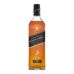 Johnnie Walker Black Label Blended Scotch Whisky 1 L
