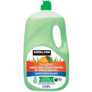 Kirkland Signature Dish Soap Origen Vegetal 2.6 l