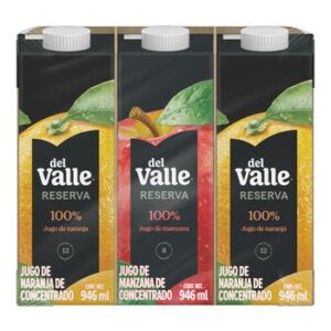 Del Valle Juices Apple & Orange 6 x 1 l